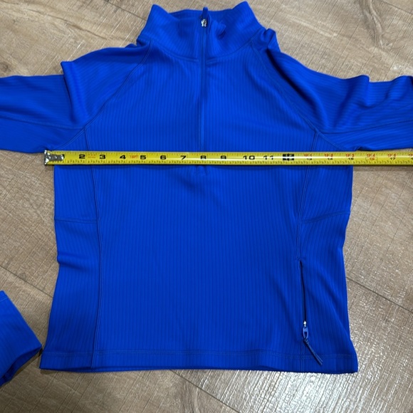 Lululemon Its Rulu Run Cropped Half Zip Blazer Blue Tone Size XS - Picture 10 of 16